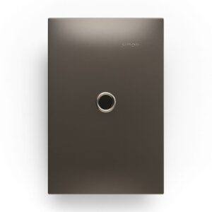 PLACA PLASTICA CAVA MATE P/SALIDA CABLE