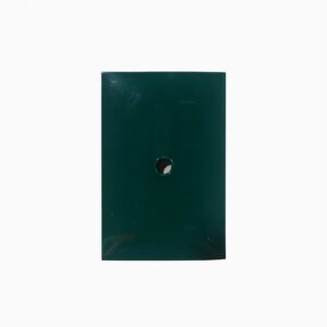 PLACA PLASTICA VERDE ABETO SALIDA CABLE