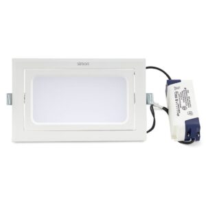 LAMPARA LED RECTANGULAR BLANCA 35W 4000K