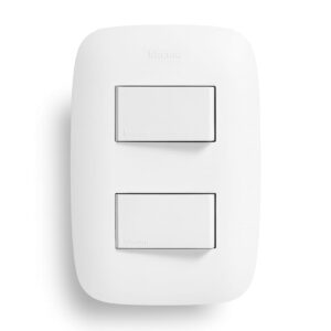 SWITCH DOBLE 3VIAS BLANCO DOMINO SENCIA