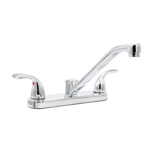 MEZCLADOR FREGADERO 8" CROMADO M/PALANCA