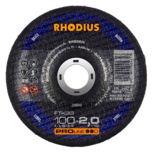 DISCO CORTAR METAL 4-1/2" X 3.0MM RHODIU