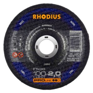 DISCO CORTAR METAL 9" X 3.0MM RHODIUS