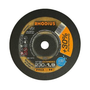 DISCO CORTE A/INOX 9" X 1.9MM XT38 RHODIUS