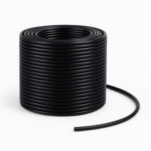 MICROTUBIN NEGRO 1/4" ROLLO=305MTS