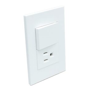 SWITCH TOMA POLARIZADO BLANCO 15A-125V