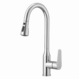 MEZCLADOR FREGADERO C/ROCIADOR A/INOX CROMO