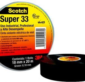 CINTA AISLANTE 3/4"X25ydas SUPER 33+ 3M