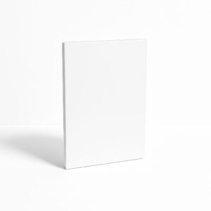 PLACA CIEGA RECTANGULAR BLANCA TANIA