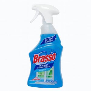 LIMPIADOR VIDRIOS Y SUPERFICIES 650ML BRASSO