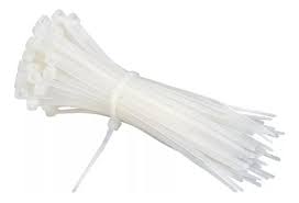 CINCHO PLASTICO 8" BLANCO (BOLSA=50PZAS)