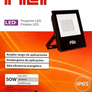 PROYECTOR LED 50W 6500K 110-277V PILA