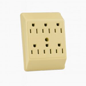 PROTECTOR DE VOLTAJE 6 SALIDAS MARFIL