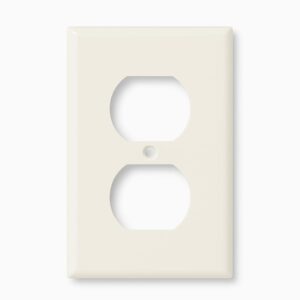 PLACA DOBLE BAQUELITA MARFIL