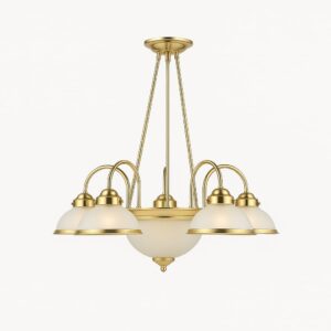 LAMPARA COLGANTE 8L DORADA 67054 ANGELO